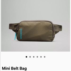 Lululemon mini belt bag in olive color